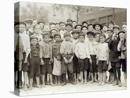 Tampa Newsboys, Lewis Hine, 1913-Science Source-Premier Image Canvas