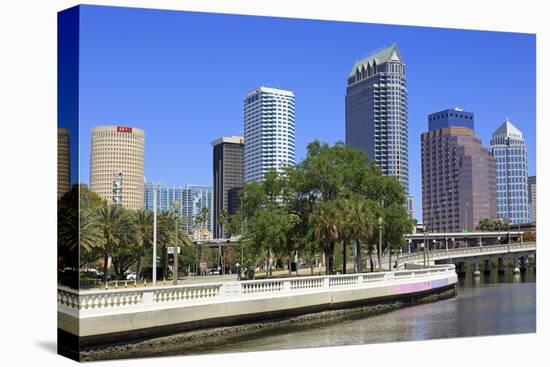 Tampa Skyline and Hillsborough River, Tampa, Florida, United States of America, North America-Richard Cummins-Premier Image Canvas