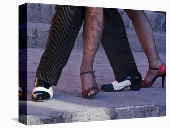 Tango Dancers' Feet, San Miguel De Allende, Mexico-Nancy Rotenberg-Premier Image Canvas