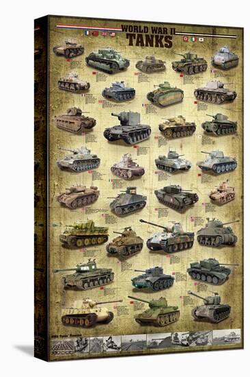 Tanks of WWII-null-Stretched Canvas