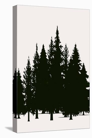 Tannenwald (Dark)-Kubistika-Premier Image Canvas