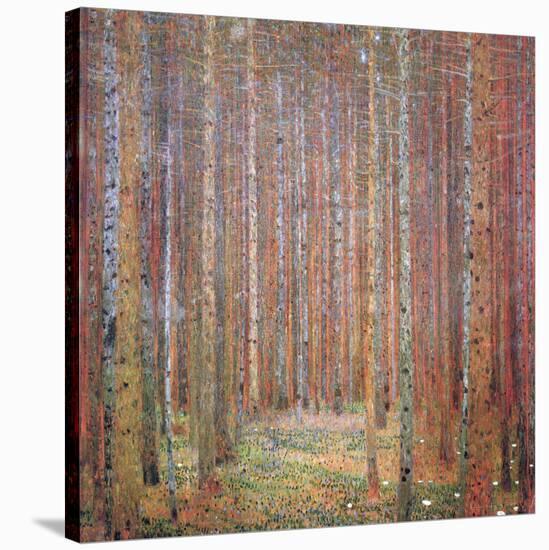 Tannenwald I-Gustav Klimt-Stretched Canvas