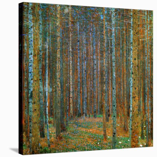 Tannenwald (Pine Forest), c.1902-Gustav Klimt-Stretched Canvas