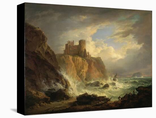 Tantallon Castle with the Bass Rock, C.1816-Alexander Nasmyth-Premier Image Canvas