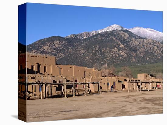 Taos Pueblo Buildings, New Mexico, USA-Charles Sleicher-Premier Image Canvas