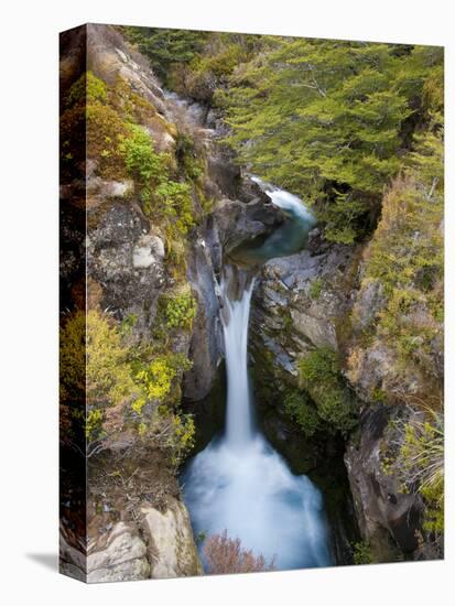 Taranaki Falls, Tongariro National Park, UNESCO World Heritage Site, North Island, New Zealand, Pac-Ben Pipe-Premier Image Canvas