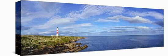 Tarbat Ness Lighthouse, Tarbat Ness Peninsula, Portmahomack, Easter Ross, Highlands, Scotland-Panoramic Images-Premier Image Canvas