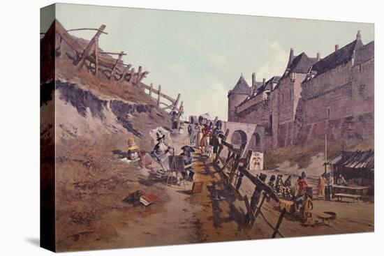 'Target Practice (Dieppe 1795)', 1896-Unknown-Premier Image Canvas