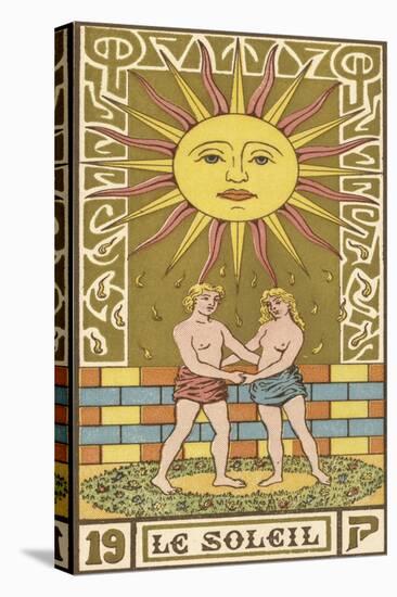 Tarot: 19 Le Soleil, The Sun-Oswald Wirth-Premier Image Canvas
