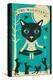 Tarot Card Cat: The Magician-Jazzberry Blue-Stretched Canvas