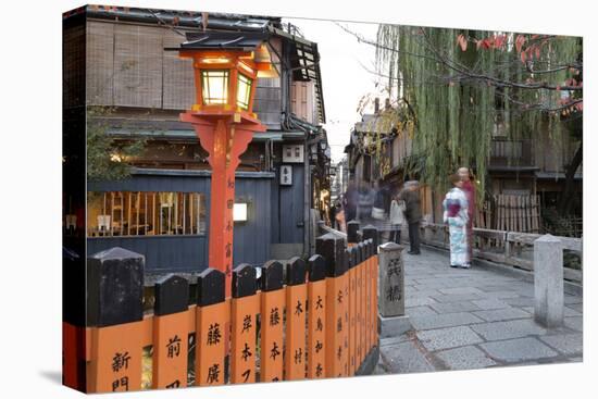 Tatsumi Bashi, the Bridge from Memoirs of a Geisha Novel, Gion District (Geisha Area), Kyoto, Japan-Stuart Black-Premier Image Canvas