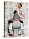 "Tattoo Artist", March 4,1944-Norman Rockwell-Premier Image Canvas