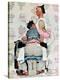 "Tattoo Artist", March 4,1944-Norman Rockwell-Premier Image Canvas