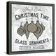Taupe Christmas Sign IV-Elizabeth Medley-Stretched Canvas