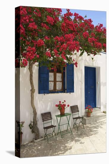 Tavern in Lefkes, Paros Island, Cyclades, Greece-Katja Kreder-Premier Image Canvas