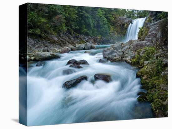 Tawhai Falls, Tongariro National Park, UNESCO World Heritage Site, North Island, New Zealand, Pacif-Ben Pipe-Premier Image Canvas