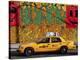 Taxi and mural painting, NYC-Michel Setboun-Stretched Canvas
