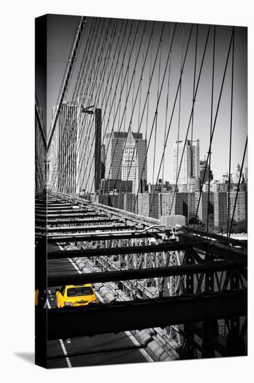 Taxi Cabs - Brooklyn Bridge - Yellow Cabs - Manhattan - New York City - United States-Philippe Hugonnard-Premier Image Canvas