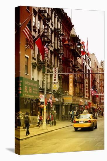 Taxi Cabs - Chinatown - Yellow Cabs - Manhattan - New York City - United States-Philippe Hugonnard-Premier Image Canvas