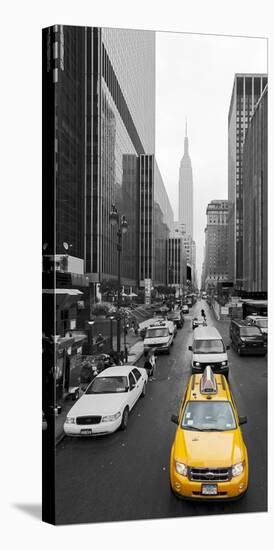 Taxi in Manhattan, NYC-Vadim Ratsenskiy-Stretched Canvas