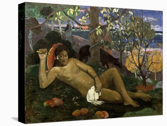 Te Arii Vahine (Woman of Royal Blood, the Queen, the King's Wife), 1896-Paul Gauguin-Premier Image Canvas