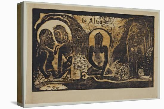 Te Atua (The God) from the Series Noa Noa, 1893-1894-Paul Gauguin-Premier Image Canvas