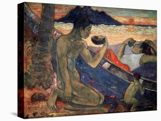 Te Vaa (The Cano), 1896-Paul Gauguin-Premier Image Canvas