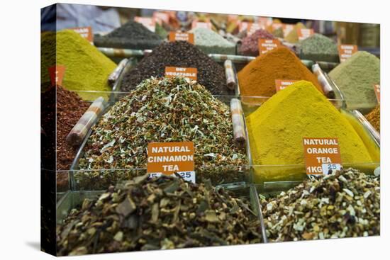 Tea and Spices for Sale in Spice Bazaar, Istanbul, Turkey, Western Asia-Martin Child-Premier Image Canvas