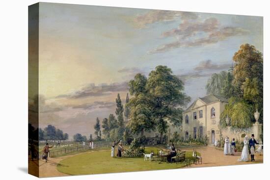 Tea at Englefield Green-Paul Sandby-Premier Image Canvas