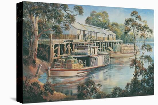 Tea Break - Echuca-John Bradley-Premier Image Canvas