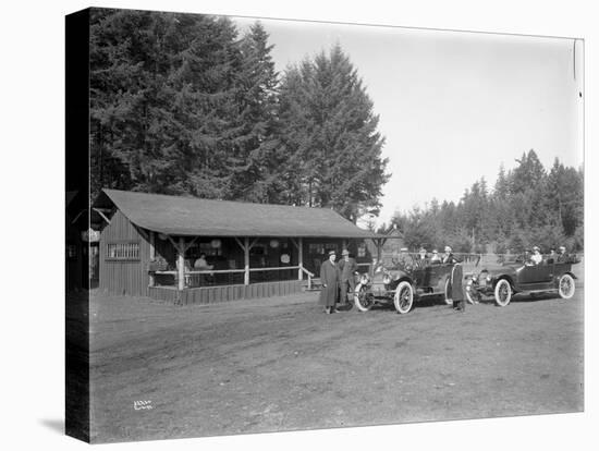 Tea House on the Road to Mount Rainier, 1915-null-Premier Image Canvas
