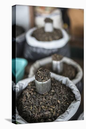 Tea Leaves in Hpa an Morning Market, Kayin State (Karen State), Myanmar (Burma), Asia-Matthew Williams-Ellis-Premier Image Canvas