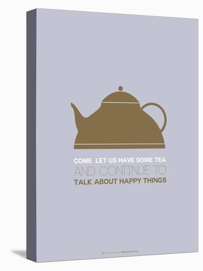 Tea Poster Green-NaxArt-Stretched Canvas