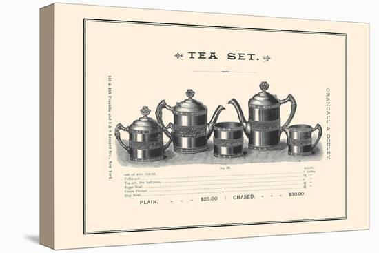 Tea Set-null-Stretched Canvas