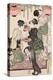Teahouse Girls under a Wistaria Espalier, 1795-Kitagawa Utamaro-Premier Image Canvas