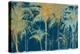 Teal and Gold Palms-Patricia Pinto-Stretched Canvas