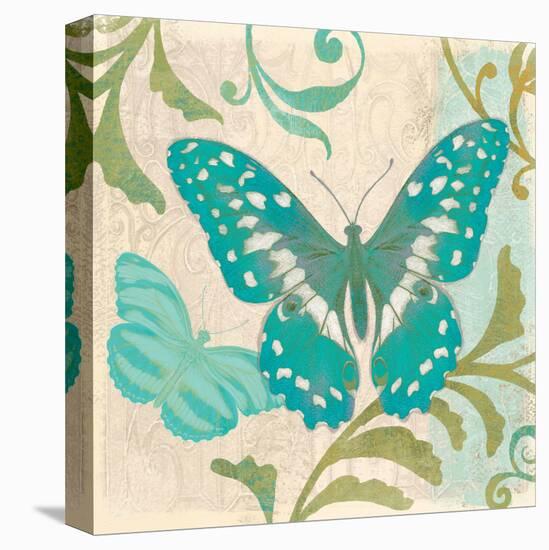 Teal Butterfly II-Alan Hopfensperger-Stretched Canvas