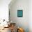 Teal Mid Century Composition-Eline Isaksen-Stretched Canvas displayed on a wall