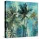 Teal Palms-Eric Yang-Stretched Canvas