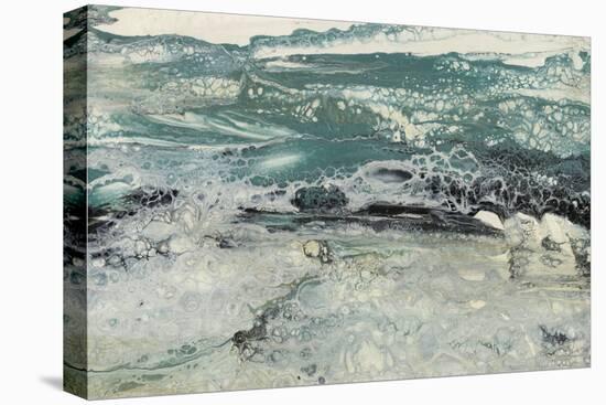 Teal Seascape I-Lila Bramma-Stretched Canvas