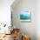 Teal Surf II-Nicholas Biscardi-Stretched Canvas displayed on a wall