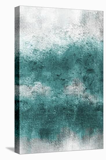 Teal Tones Panel D-Kimberly Allen-Stretched Canvas