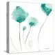 Teal Trio-Sheila Golden-Stretched Canvas