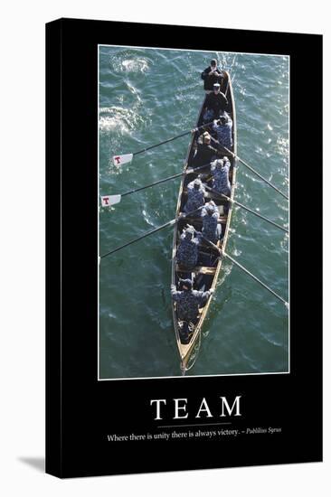 Team: Inspirational Quote and Motivational Poster-null-Premier Image Canvas