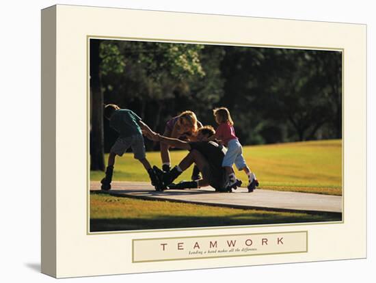 Teamwork - Family-Unknown Unknown-Stretched Canvas