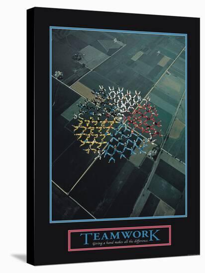 Teamwork-null-Stretched Canvas