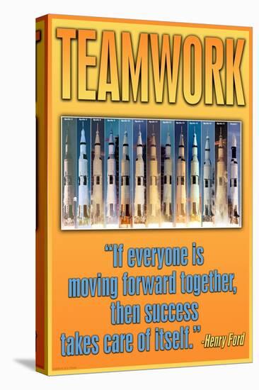 Teamwork-null-Stretched Canvas