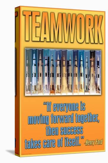 Teamwork-null-Stretched Canvas