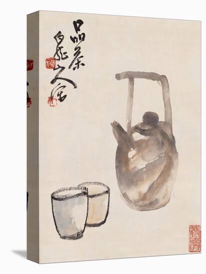 Teapot and Cups-Wang Zhen-Premier Image Canvas