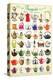 Teapots Collage-null-Stretched Canvas
